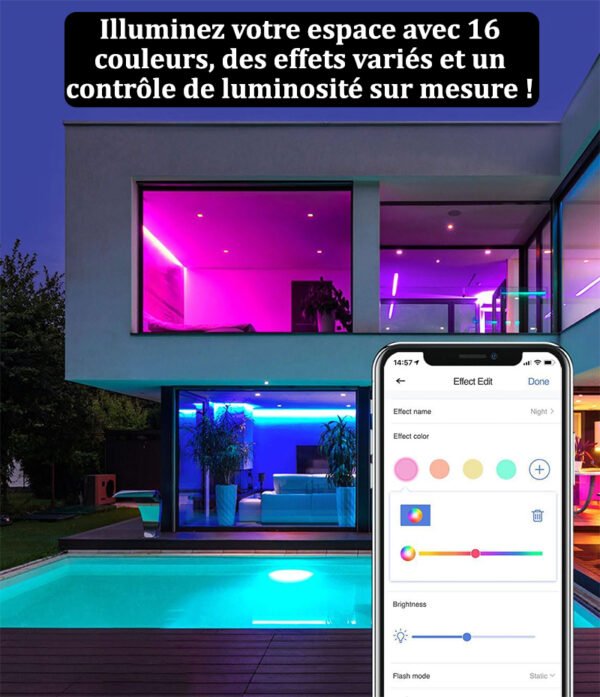 LED Swiss Autocollante 5 mètres – Image 4